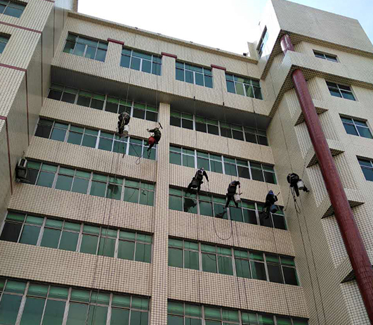 寿光鲁丽集团办公楼清洗(图2)